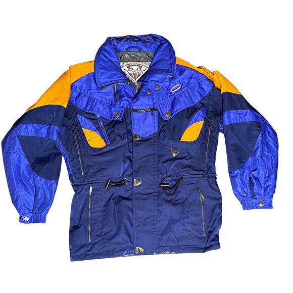 Vintage Spyder USA Azeccula Thinsulate Lite Loft Ski Jacket Coat Mens - M Blue - Picture 1 of 8